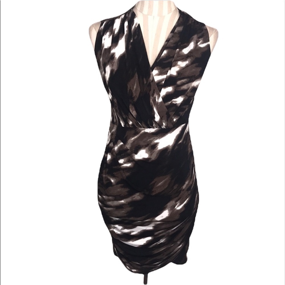 Max and Cleo Brown and Tan Cindy Dress Size XS